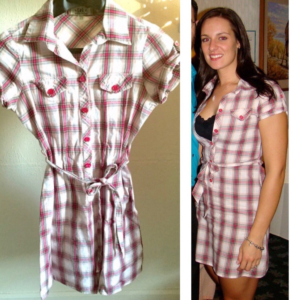 L.E.I. shirt dress